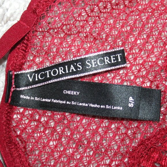 Victorias Secret Mesh And Lace Cheeky Panties Small - Picture 5 of 5